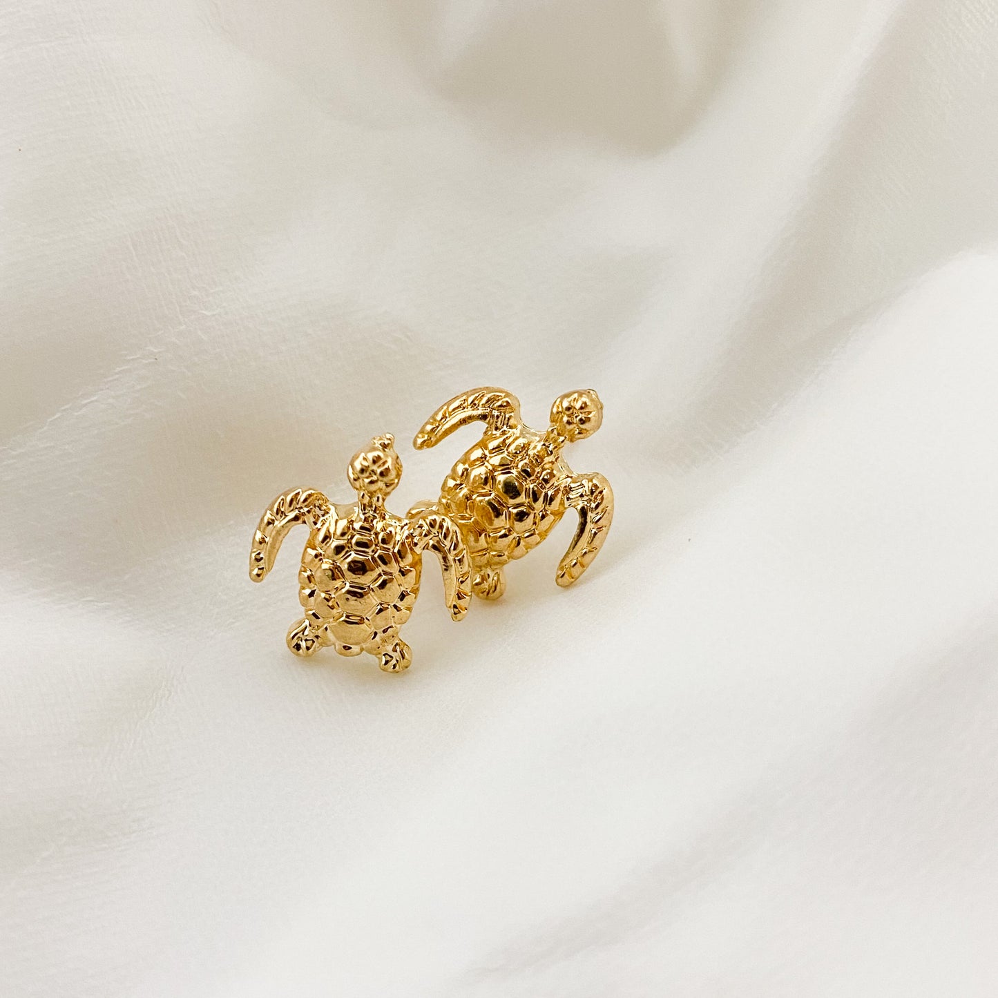 Golden Tortie Studs