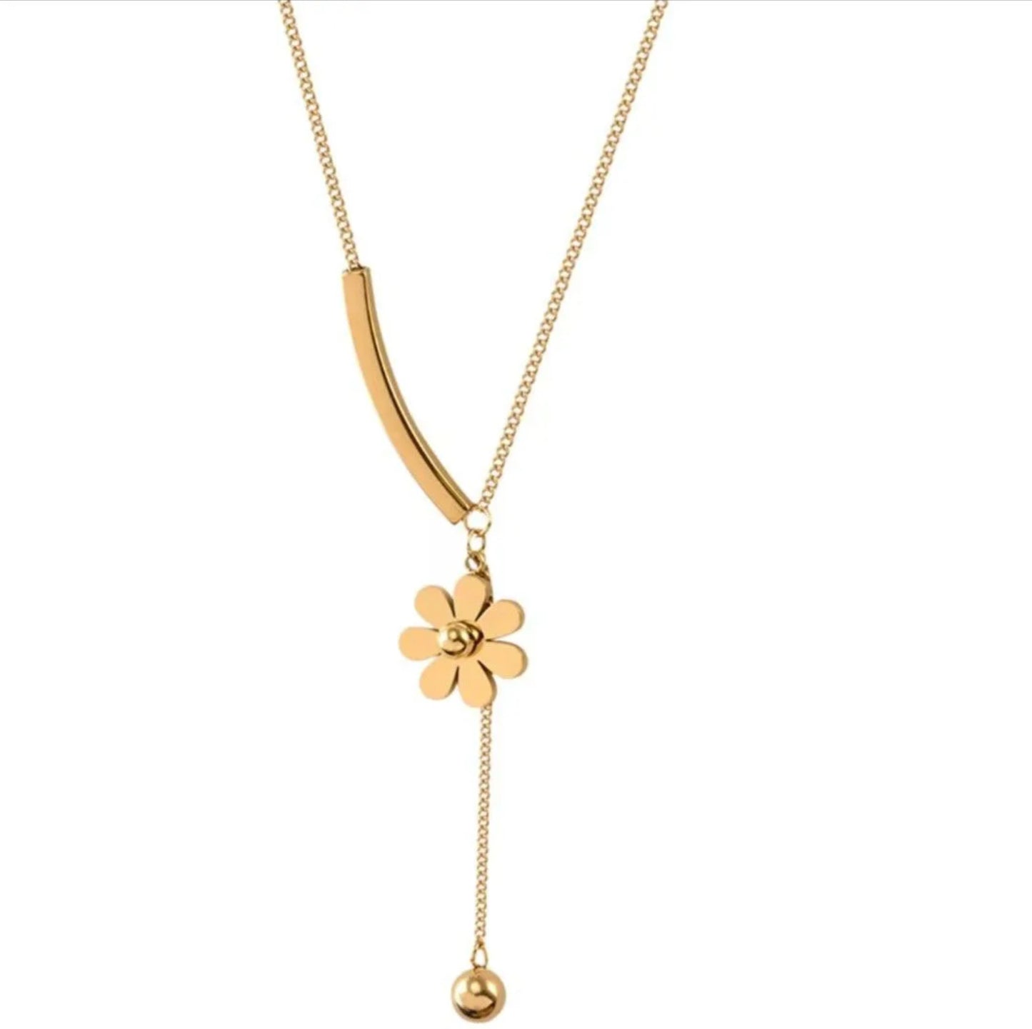 Golden Daisy Necklace